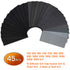 Atosun 45PCS Premium Sandpaper, Wet Dry Waterproof Assorted Grit 120 to 5000 for Wood Furniture Finishing, Metal