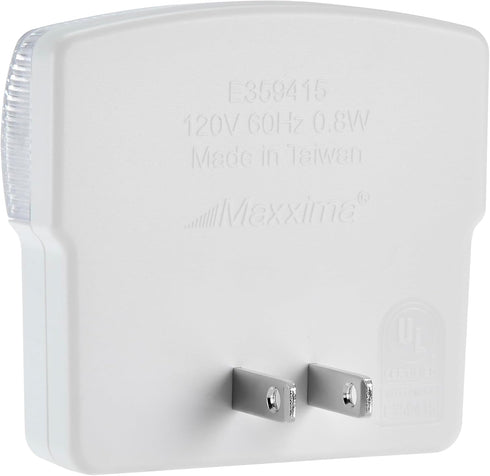 25 2 Pack Maxxima LED Night Light with Dusk to Dawn Sensor - Featuring Lumens, Plug In, Ideal for Bedrooms, Bathrooms