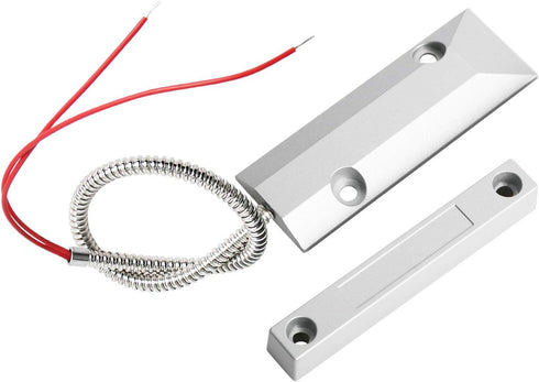 Aoje-Link OC-55 NO Rolling Door Contact Magnetic Reed Switch Alarm Sensor, Zinc Alloy, 2pcs