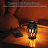 DiKaou LED Flame Outdoor Table Lamp Torch Table Lamp with Blutooth Speaker, Rechargeable Ambience Lantern with Flickers