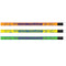 J.R. Moon Pencil JRM7917B Dozen of Neon Happy Birthday Pencils, 0.7" Height, 2" Wide, 7.5" Length (12 Count)