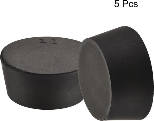 MECCANIXITY Rubber Tapered Plug, 48mm to 56mm Solid Test Tubes Bungs Stopper, 5 Pieces