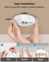 2400mAh Closet USB Rechargeable LED Puck Lights with Remote Control, Battery Operated Push Lights Stick On Magnetic Tap
