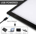 Slide Viewer Light Pad for Slides and Film Negative Scanning, A4 Size Magnetic Backlight with 3 Brightness Levels