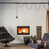 15ft Set E26 Pendant Light Kit with Switch, Industrial DIY Pendant Light Cord, with Black Woven Fabric Rope Pendant