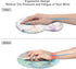 Ergonomic Design Mouse Pad with Wrist Rest Support, Cute SOFE Cloth, Non-Slip PU Base Mouse Mat for Gaming & Working