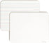 U Brands Dry Erase Lap Board, Double Sided, Ruled and Plain, 9 x 12 Inches, Includes Dry Erase Marker (484U06-24)