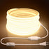 10FT Outdoor COB LED Strip Lights Waterproof with Switch Plug in AC