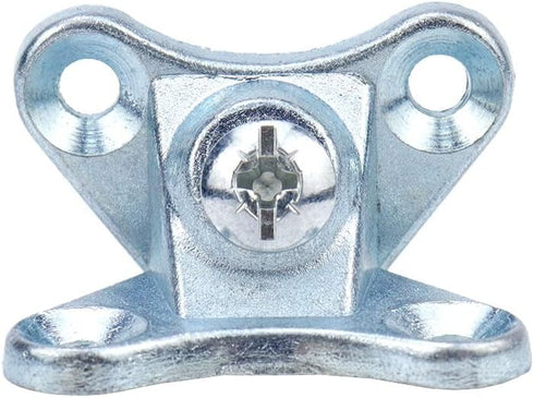 Set 10 of Detachable Blue Zinc Alloy Corner Brackets for Right Angle Support