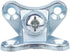 Set 10 of Detachable Blue Zinc Alloy Corner Brackets for Right Angle Support