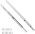 2 Pcs Drawer Slides, 12"/310mm Metal Ball Bearing Side Mount Drawer Slide, 10kg Capacity