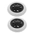 PartyKindom 2pcs Heavy Duty Shopping Cart Wheels for Rolling Carts Dolly Wheels