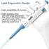 ONiLAB Adjustable Volume Single Channel Micropipette, 50-200ul for Laboratory Use