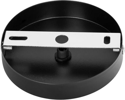 2 8cm) PCS Ceiling Canopy Kit for Chandelier, Pendant Light Cover Plate for Lighting Fixtures (Black