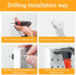 4PCS Pegboard,Metal PegBoard, Peg Board Wall Organizer, Pegboard Storage System for Workbench, Shop, Shed Modular Peg