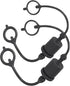2 Set 1/2 Tractor Hydraulic Coupler Male Dust Cap and Female Plug Cover, ISO A Quick Disconnects Port Plug Fittings