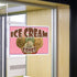 Fastasticdeals 36x24Inches Decal Stickers Multiple Sizes Ice Cream Cones Restaurant Cafe Bar B Industrial Vinyl Safety