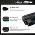 v4ink 49X 53X High Yield Toner Cartridge Replacement for HP P2015dn, P2015, P2010 (Black, 2 Packs)