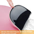 Office Mousepad with Gel Wrist Support, Ergonomic Gaming Desktop Memory Foam Mouse Pad, Pink