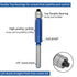 4Pcs Trimming Set, 1/4 Inch Set Woodworking,1/4", 5/16", 3/8", 1/2" Top Double Bearing Flush Router Bits Shank Bottom