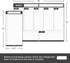 Weekly Dry Erase Board for Refrigerator, Magnetic Calendar Planner Set with 2 List Whiteboards, Markers & Eraser
