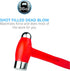 Hammer, 36 oz,Orange Capri Tools Dead Blow Ball Peen