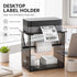 FVUILH 2-in-1 Acrylic Label Holder for Thermal Printer, Desktop Stand for Fan-Fold & Roll Shipping Labels. Stable