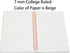 Yansanido Spiral Notebook, 6 Pcs, A5 White Thick Plastic Hardcover, 7mm College Ruled, 80 Sheets, 6 White A5