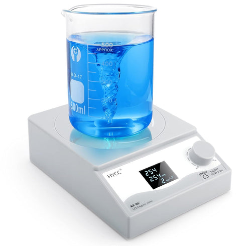 HYCC Digital Magnetic Stirrer Laboratory Stir Plate with Timing Function and LCD Display