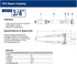 Midline Valve 567SD034 Heavy Duty PVC Repair Coupling, Expandable Pipe Fitting, 3/4 in. White Plastic