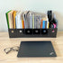Evelots Magazine File Holder, Set of 6 Black, Office Desk Organizer, Sturdy Cardboard, Easy Assemble