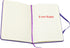 YIKANGHENG Hardcover Journal Notebook, A5 PU Leather Cover, 80 Sheets (160 Pages), 8 mm Ruled Diary, Purple