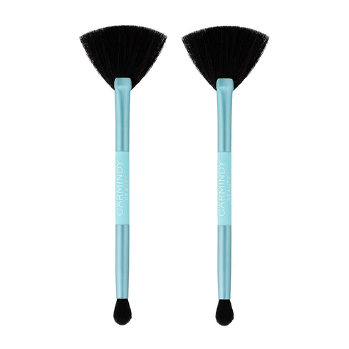 Dual Ended Highlighter Brush, 2 Pack for Versatile Highlighting