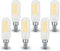 Frosted Light Bulbs E12 LED Bulb, 40W Warm White 2700K, Chandelier Frosted, E12 Candelabra, 6 Pack