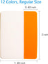 KICNIC 2 Inch Sticky Tabs Index Tabs, 240 Pieces, Colored Reading Tabs Self Adhesive for Binder, Books, File Folders,