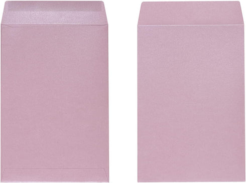 Quotidian Pearlescent Peach Mini Coin Bags Envelopes 2 1/3 x 3 1/2 inch, Self-Adhesive, Pack of 50