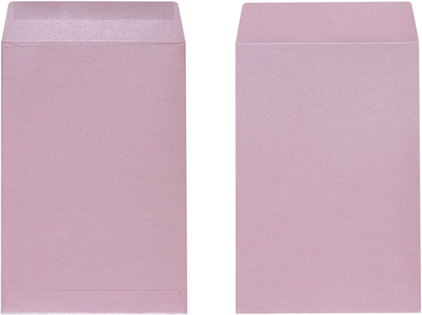 Quotidian Pearlescent Peach Mini Coin Bags Envelopes 2 1/3 x 3 1/2 inch, Self-Adhesive, Pack of 50