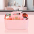 Tiawudi Multipurpose Caddy Organizer, Plastic Stackable Desk Organizer with Handle for Stationery, Office Supplies