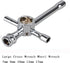 Share Goo Aluminium Cross Wrenches Sleeve 4mm to 17mm Glow Plug Socket Hex Driver for RC Car Truck Crawler