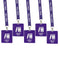 Hall Pass Lanyards Set with Card Passes, Unbreakable Classroom Passes for Teacher Parents (Library, Hall, Bathroom,