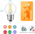 Dimmable Bulb, 2W(25-Watt 3000K, A15/A50 E26 Bulbs 6-Pack Globe LED Equivalent), Soft White Base Edison LED Light