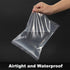 200 PCS 2" x 3" Thick 4 Mil Small Clear Zip Poly Lock Plastic Bags, Heavy-Duty Reclosable Zip Bags for Jewelry