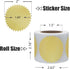 Hybsk 300pcs Notary Seals 2 inch Embossing Stickers, Gold Metallic Certificate Sealing Labels for Awards