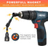 41 Set, 1/4" AEROFORCE PCS Magnetic Nut Driver Impact Drill Driver Bit Hex Shank, SAE & Metric Cr-V Steel Power Nut