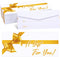 Lincia 200 Pcs Yellow Christmas Money Envelopes, 2.9" x 6.5", Cash Currency Holder for Gifts, Office, Wedding, Birthday