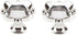 SANCHAKOU Crystal Door Knobs 2 Pcs 1.25 * 1.14Inch Single Hole Acrylic Drawer