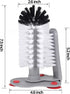 Glass Cup Washer with Double Bristle Brush for Bar Kitchen Sink