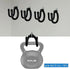 FIXED UP FINDS 4 Pack for Chair Storage Rack, Wall Mounted Folding Chairs Organizer, White, Chair Storage, Wall Mount