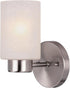 Westinghouse 6227800 Sylvestre One-Light Indoor Wall Fixture, Brushed Nickel Finish with Frosted