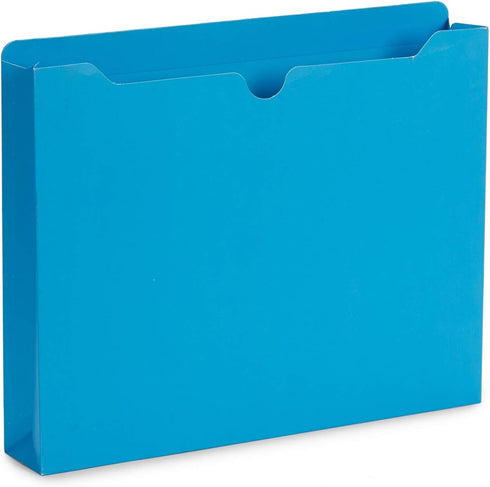Blue Summit Supplies 2 Inch Expanding File Jacket Folders, 50 Pack, Colored Expandable File Folders, Heavy Duty